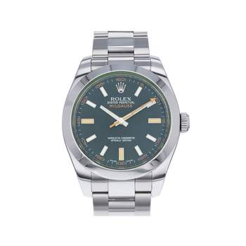 Montre d'occasion ROLEX Milgauss GV homme mouvement automatique certifié (cosc) bracelet acier