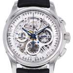 Montre d'occasion HAMILTON Jazzmaster SKELETON homme automatique bracelet cuir d'origine - vue D1