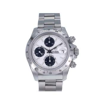 Montre d'occasion TUDOR Prince Date Chronograph homme automatique bracelet acier