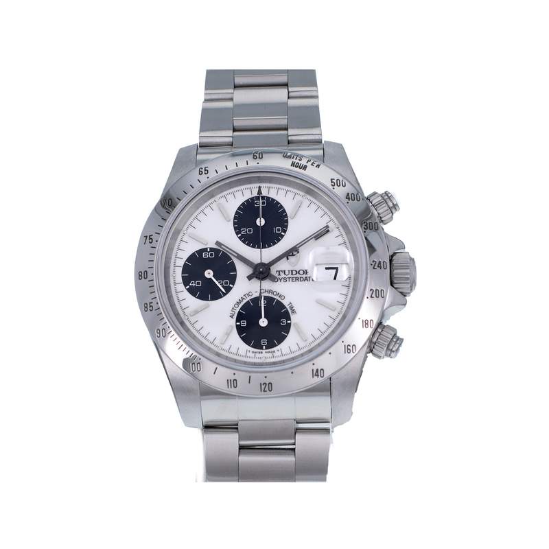 Montre d'occasion TUDOR Prince Date Chronograph homme automatique bracelet acier - vue 1