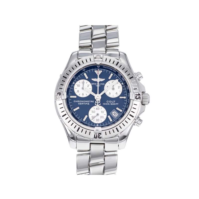 Montre d'occasion BREITLING Colt Quartz homme quartz bracelet acier - vue 1
