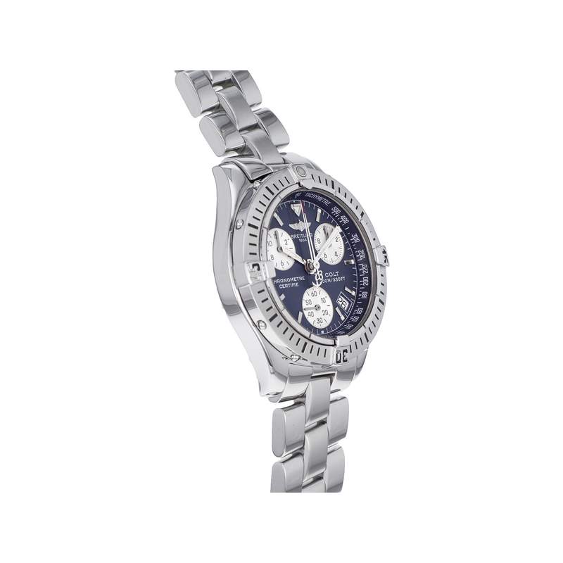 Montre d'occasion BREITLING Colt Quartz homme quartz bracelet acier - vue 2