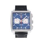 Montre d'occasion TAG HEUER Monaco Steve McQueen homme automatique bracelet cuir d'origine - vue 1
