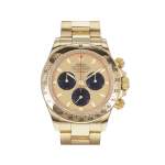 Montre d'occasion ROLEX Cosmograph Daytona homme mouvement automatique certifié (cosc) bracelet or jaune 750/000 - vue 1