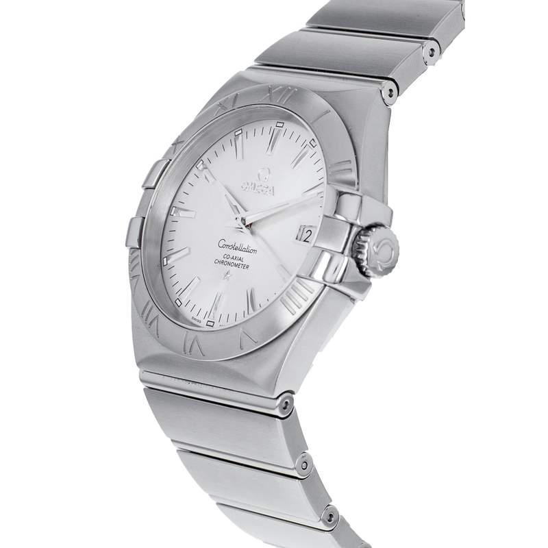 Montre d'occasion OMEGA Constellation Co-axial Chronometer femme mouvement automatique certifié (cosc) bracelet acier - vue D2