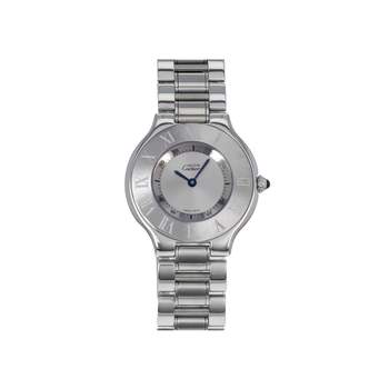 Montre d'occasion CARTIER Must 21 femme quartz bracelet acier