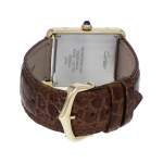 Montre d'occasion CARTIER Tank Solo femme quartz bracelet cuir d'origine - vue 3