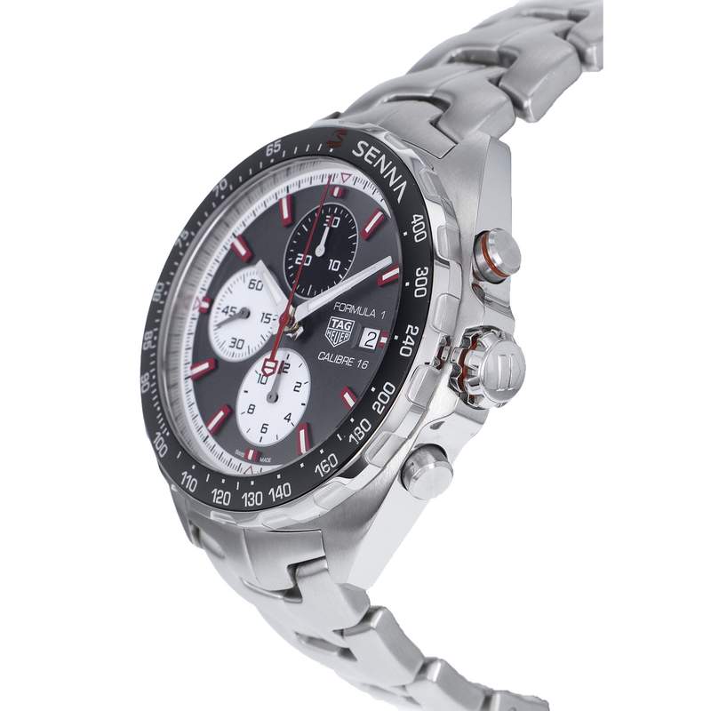 Montre d'occasion TAG HEUER Formula 1 x Senna Edition Ayrton Senna homme automatique bracelet acier - vue D2
