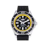 Montre d'occasion BREITLING SuperOcean Abyss homme mouvement automatique certifié (cosc) bracelet caoutchouc - vue 1