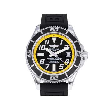 Montre d'occasion BREITLING SuperOcean Abyss homme mouvement automatique certifié (cosc) bracelet caoutchouc