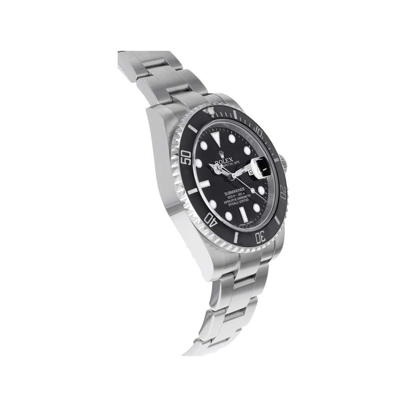 Montre d'occasion ROLEX Submariner Date homme mouvement automatique certifié (cosc) bracelet acier - vue 2