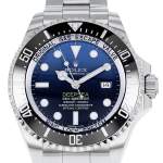 Montre d'occasion ROLEX Sea-Dweller DeepSea D-Blue homme mouvement automatique certifié (cosc) bracelet acier - vue D1
