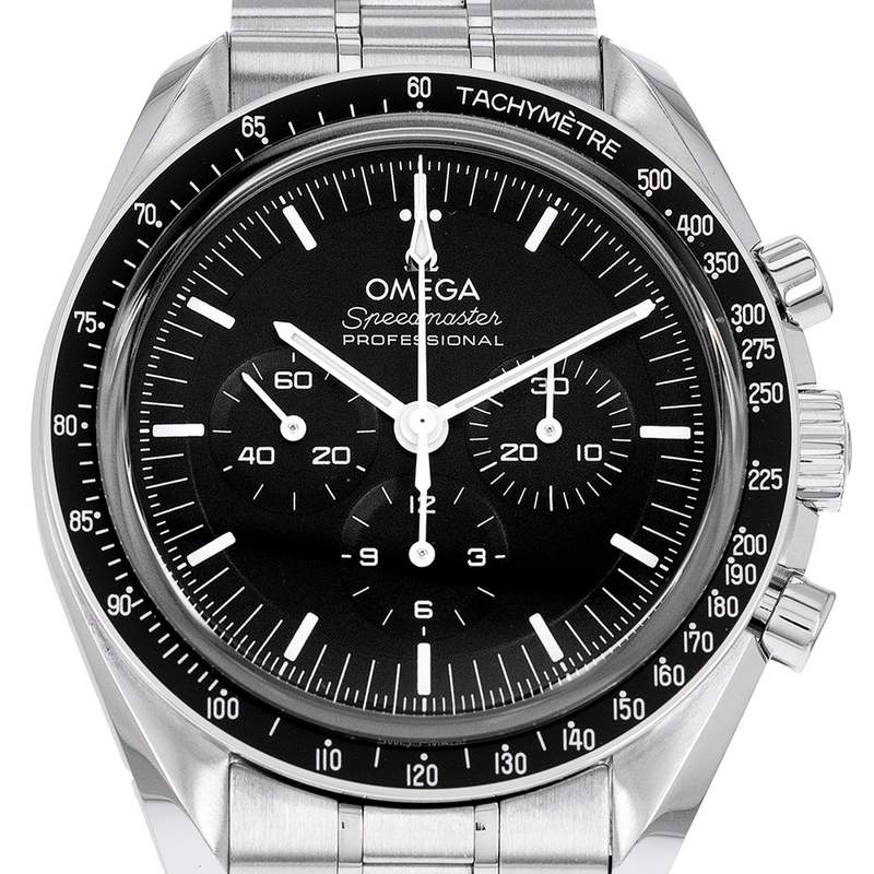 Montre d'occasion OMEGA Speedmaster Moonwatch Co-Axial homme mécanique bracelet acier - vue D1