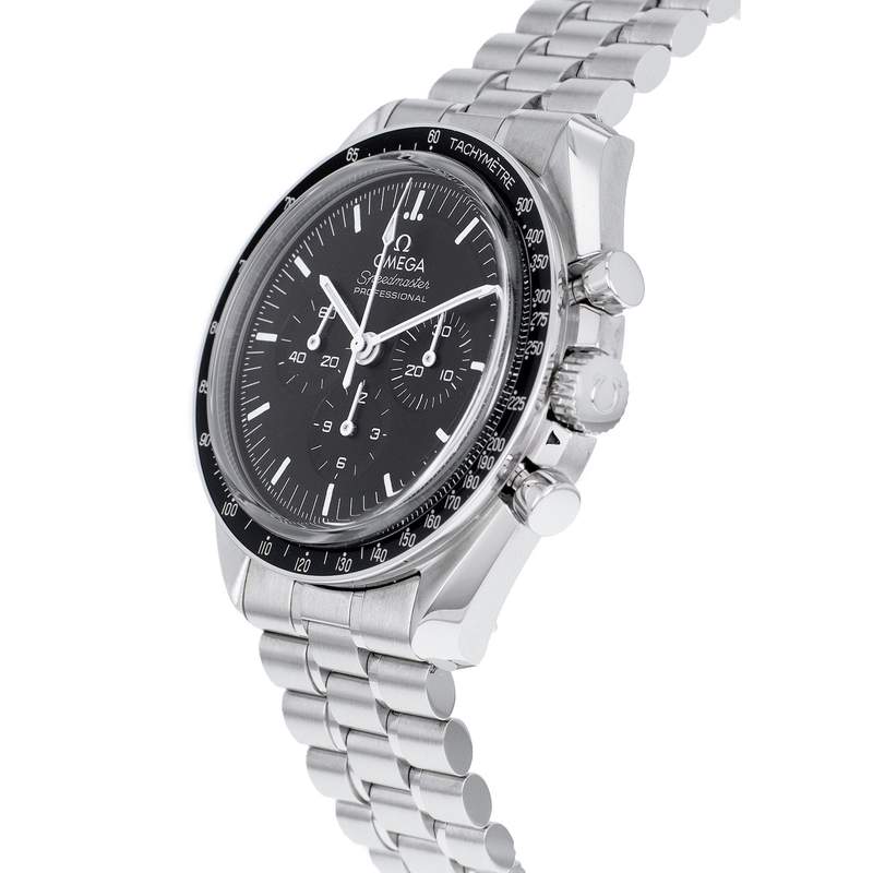 Montre d'occasion OMEGA Speedmaster Moonwatch Co-Axial homme mécanique bracelet acier - vue D2