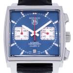 Montre d'occasion TAG HEUER Monaco Steve McQueen homme automatique bracelet cuir d'origine - vue D1
