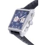 Montre d'occasion TAG HEUER Monaco Steve McQueen homme automatique bracelet cuir d'origine - vue D2