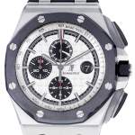 Montre d'occasion AUDEMARS PIGUET Royal Oak Offshore Ceramic homme automatique bracelet caoutchouc - vue D1