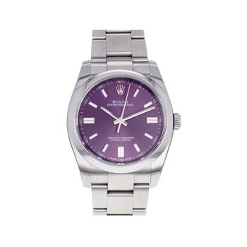Montre d'occasion ROLEX Oyster Perpetual femme mouvement automatique certifié (cosc) bracelet acier
