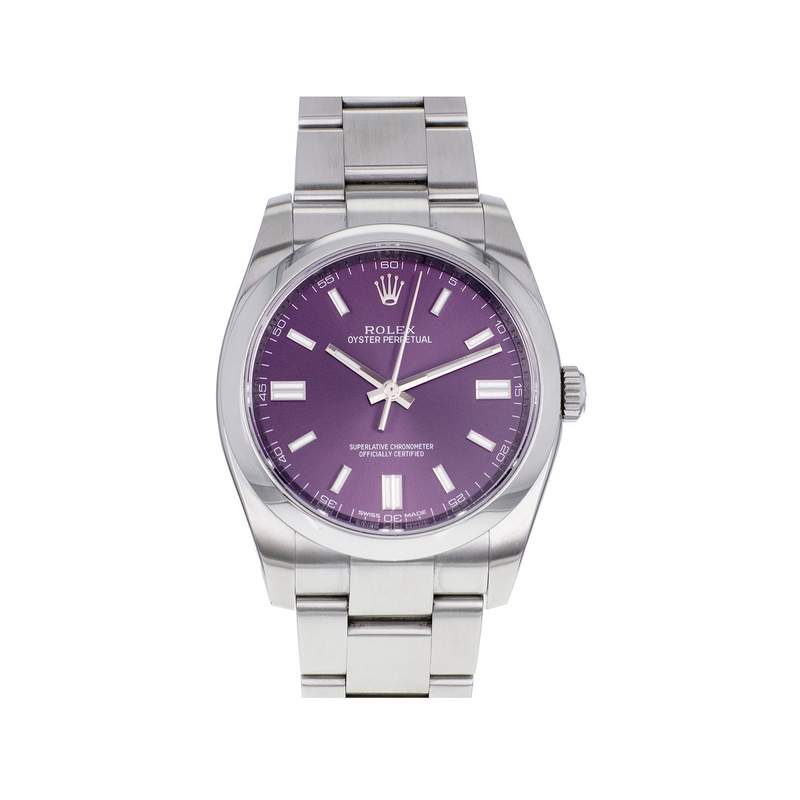 Montre d'occasion ROLEX Oyster Perpetual femme mouvement automatique certifié (cosc) bracelet acier - vue 1