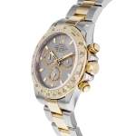 Montre d'occasion ROLEX Cosmograph Daytona homme mouvement automatique certifié (cosc) bracelet or jaune 750/000 et acier - vue D2