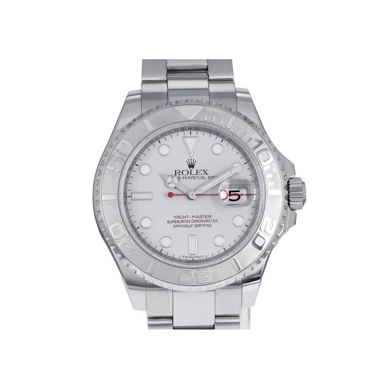 Montre d'occasion ROLEX Yacht-Master homme mouvement automatique certifié (cosc) bracelet acier - vue 1