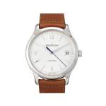 Montre d'occasion JAEGER LECOULTRE Master Control Date homme automatique bracelet cuir d'origine - vue 1