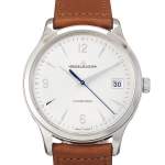 Montre d'occasion JAEGER LECOULTRE Master Control Date homme automatique bracelet cuir d'origine - vue D1
