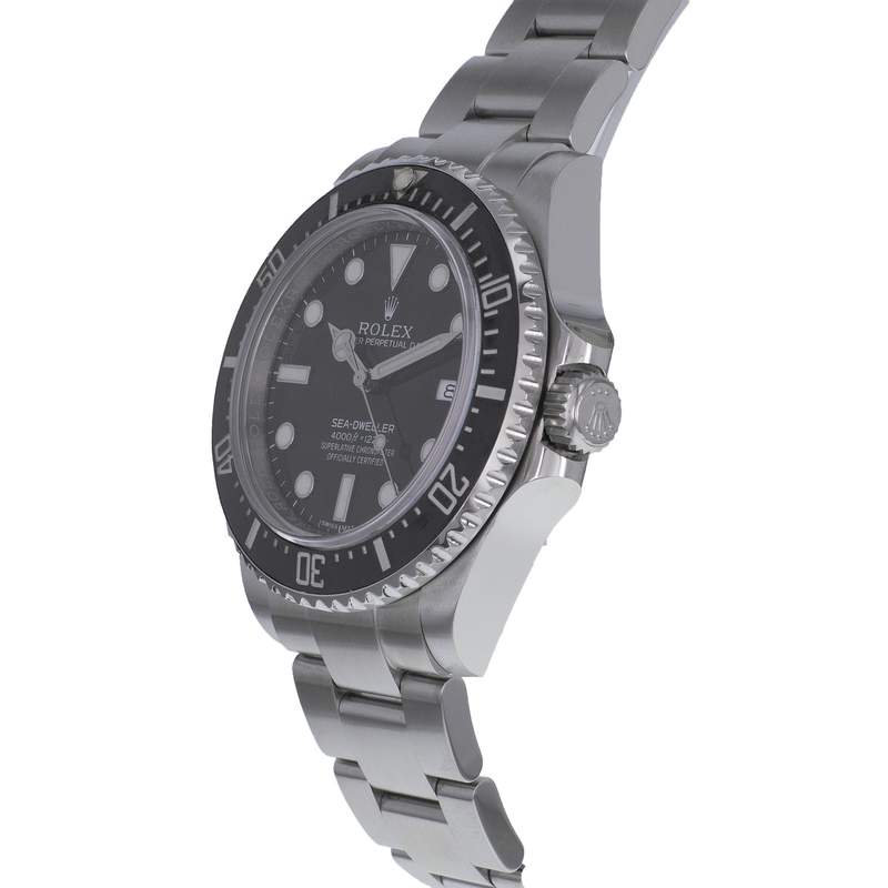 Montre d'occasion ROLEX Sea-Dweller homme mouvement automatique certifié (cosc) bracelet acier - vue D2