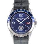 Montre d'occasion BELL & ROSS BRV2-93 GMT homme automatique bracelet nato - vue D1