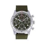 Montre d'occasion BREITLING Aviator 8 Chronograph 43 Curtiss Warhawk homme mouvement automatique certifié (cosc) bracelet cuir d'origine - vue 1