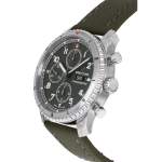 Montre d'occasion BREITLING Aviator 8 Chronograph 43 Curtiss Warhawk homme mouvement automatique certifié (cosc) bracelet cuir d'origine - vue D2