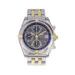 Montre d'occasion BREITLING Chronomat homme automatique bracelet or jaune 750/000 et acier - vue 1