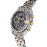Montre d'occasion BREITLING Chronomat homme automatique bracelet or jaune 750/000 et acier - vue D2