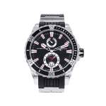 Montre d'occasion ULYSSE NARDIN Maxi Marine Diver homme mouvement automatique certifié (cosc) bracelet caoutchouc - vue 1