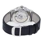 Montre d'occasion JAEGER Master Calendar Triple Date homme automatique bracelet cuir d'origine - vue 3