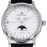 Montre d'occasion JAEGER Master Calendar Triple Date homme automatique bracelet cuir d'origine - vue D1
