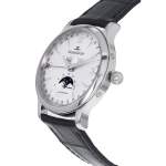 Montre d'occasion JAEGER Master Calendar Triple Date homme automatique bracelet cuir d'origine - vue D2