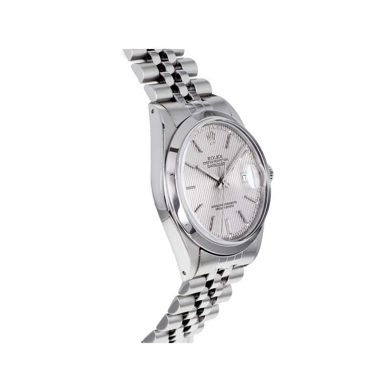 Montre d'occasion ROLEX DateJust mixte mouvement automatique certifié (cosc) bracelet acier - vue 2
