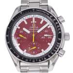 Montre d'occasion OMEGA Speedmaster Reduced Michael Schumacher homme mécanique bracelet acier - vue D1