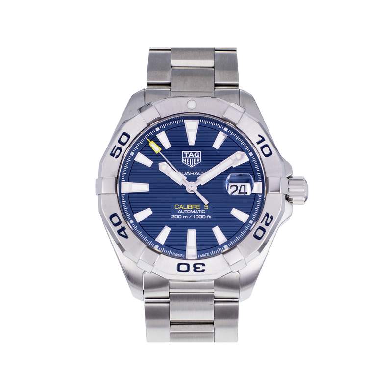 Montre d'occasion TAG HEUER Aquaracer 300m Calibre 5 homme automatique bracelet acier - vue 1