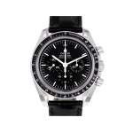 Montre d'occasion OMEGA Speedmaster Moonwatch homme mécanique bracelet cuir d'origine - vue 1
