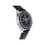 Montre d'occasion OMEGA Speedmaster Moonwatch homme mécanique bracelet cuir d'origine - vue 2