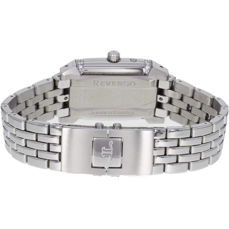 Montre d'occasion JAEGER LECOULTRE Reverso Gran'Sport Duetto femme mécanique bracelet acier - vue 3
