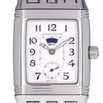 Montre d'occasion JAEGER LECOULTRE Reverso Gran'Sport Duetto femme mécanique bracelet acier - vue D1