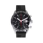 Montre d'occasion TAG HEUER Carrera Calibre 16 homme automatique bracelet caoutchouc - vue 1