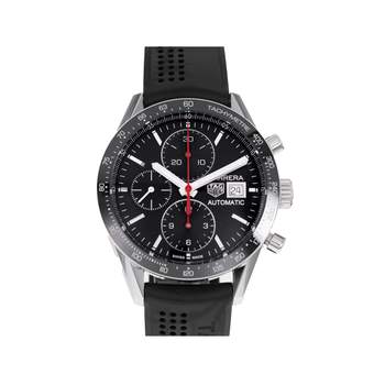 Montre d'occasion TAG HEUER Carrera Calibre 16 homme automatique bracelet caoutchouc