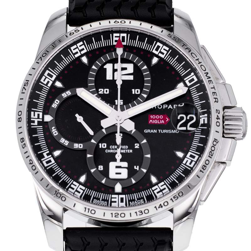Montre d'occasion CHOPARD Mille Miglia GT XL homme mouvement automatique certifié (cosc) bracelet caoutchouc - vue D1