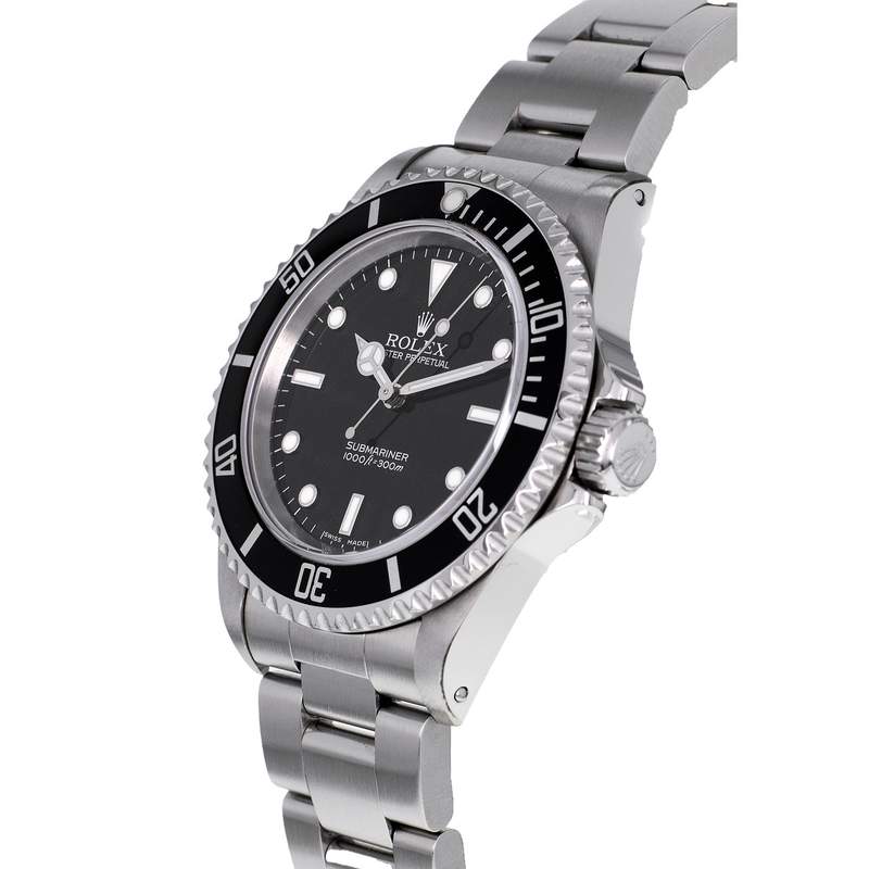 Montre d'occasion ROLEX Submariner homme automatique bracelet acier - vue D2