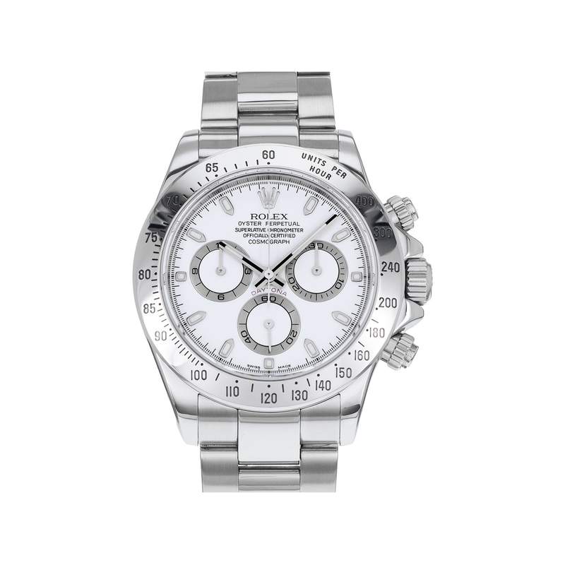 Montre d'occasion ROLEX Cosmograph Daytona homme mouvement automatique certifié (cosc) bracelet acier - vue 1
