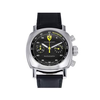 Montre d'occasion PANERAI Ferrari Scuderia Chronograph homme mouvement automatique certifié (cosc) bracelet cuir cresus